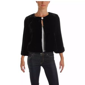 NWT Laundry by Shelli Segal Faux-Fur Bolero 12